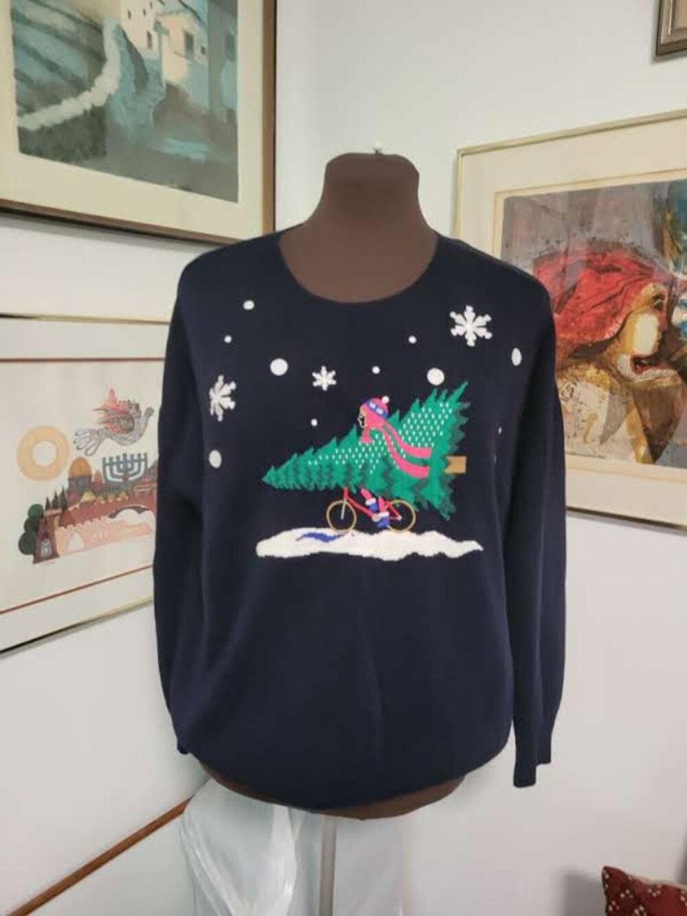 Talbots Christmas Sweater Size XL Petite
